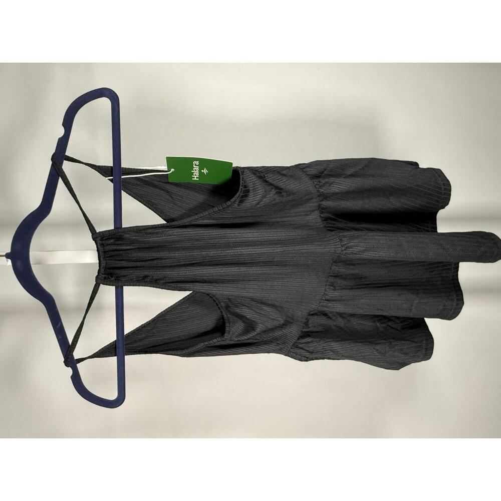NWT Halara Ribbed Flowy Top Black Lightweight Swing Cami Size XS - Picture 3 of 6
